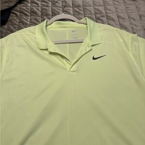 Nike Men's Light Green Polo Shirt